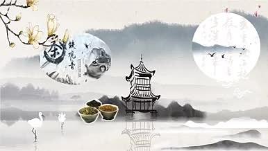 中国风茶文化科普图文展示宣传模板视频的预览图
